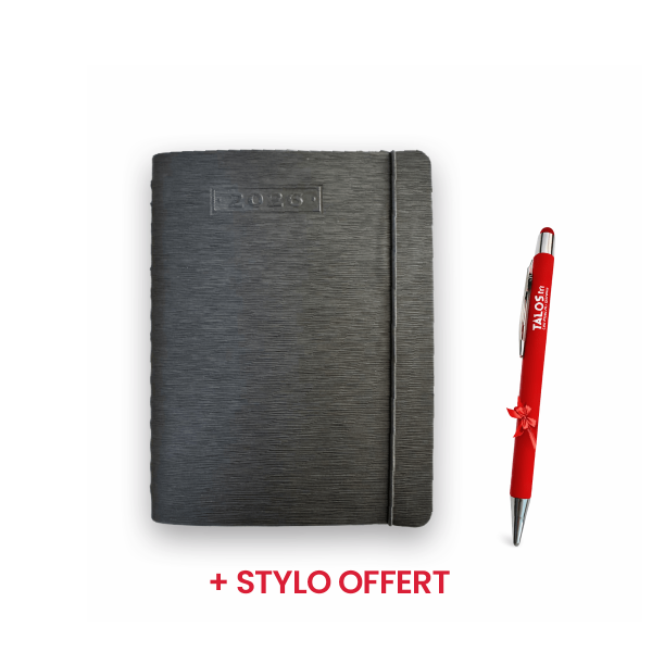 Agenda De Bureau Nodus 14x21 Avec Spirale Année 2026