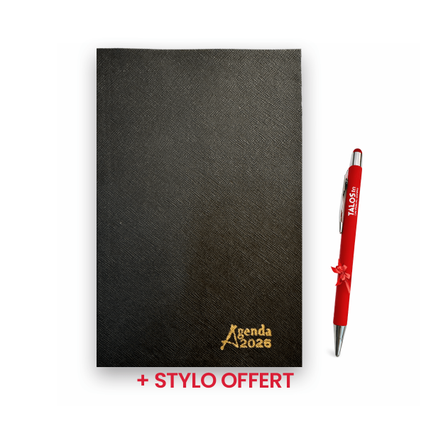 Agenda De Bureau Flexible 14x21 Année 2026