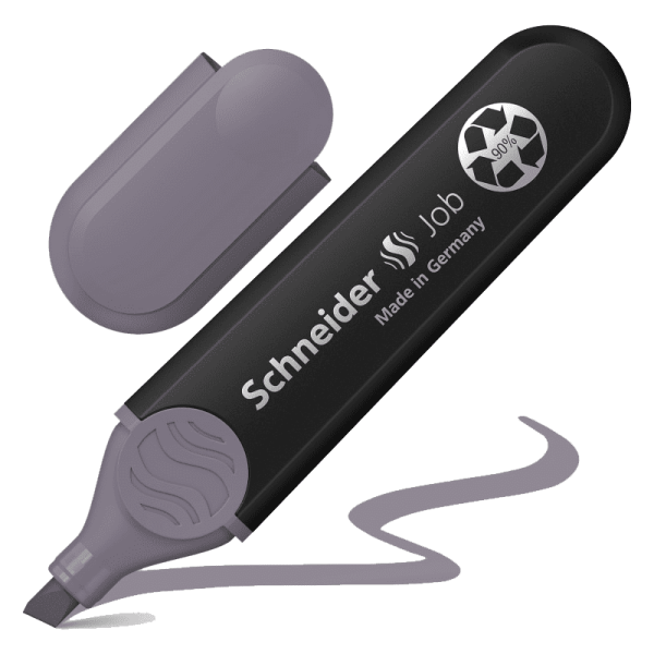 Surligneur Job150 Schneider Fluo Gris Mauve
