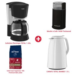 Pack Café Premium : Équipements TEFAL et Grains Ben Yeder