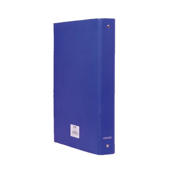 Classeur Rigide 4 Anneaux Purple ESSENTIAL Dos 40 mm Bleu