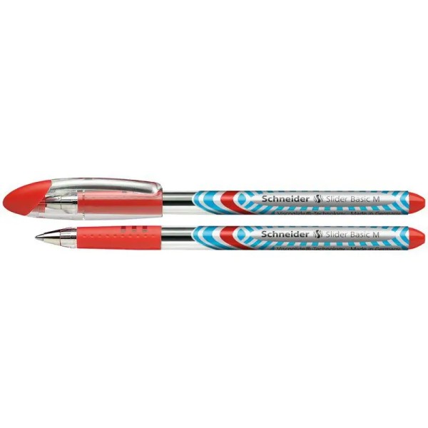 Stylo à Bille Slider Basic M Schneider Rouge