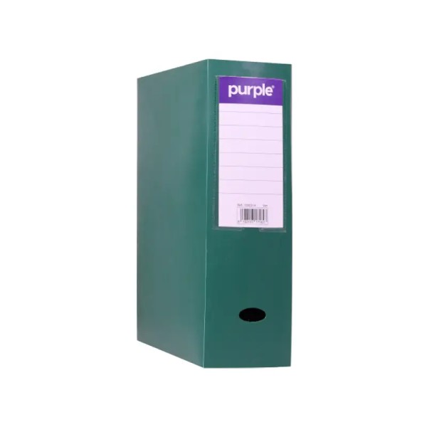 Boîte D'archive En PP EcoGreen Dos 10Cm Purple Vert 