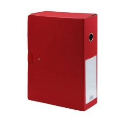 Boite D'archive D10 En Carton Rouge