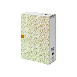 Boite D'archive à Bouton Luxe D10 Ribat Orange