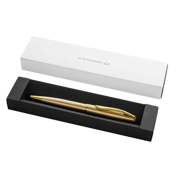 Stylo prestige à Bille Bleu Avec Coffret Jazz Doré