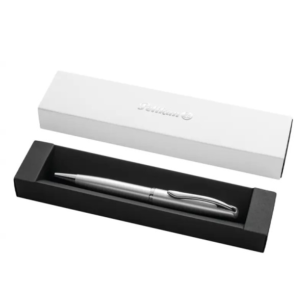 Stylo prestige à Bille Bleu Avec Coffret Jazz Argent