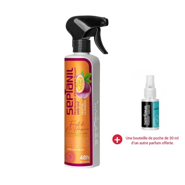 Désodorisant D'atmosphère Puissant SEPTANIL 500Ml Fruit De la Passion