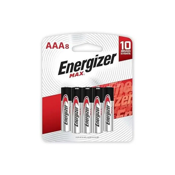 8x Piles Energizer Maxx AAA E92BP8