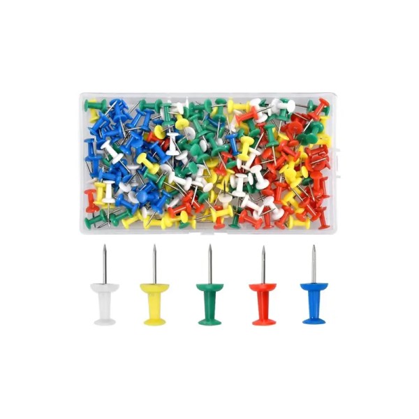 Épingles pour tableau d'affichage 100PCS Couleurs