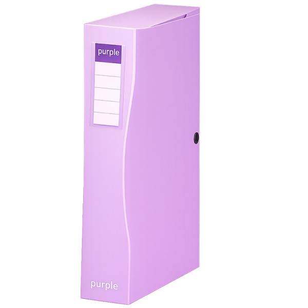 Boite de Classement Purple Dos 80 mm PASTEL Violet
