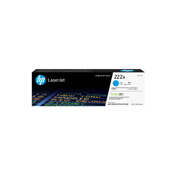 Toner HP Laserjet 222X Cyan Haute Capacité