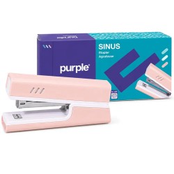 Agrafeuse Plastique Bicolor 20 Feuilles B20 SINUS Purple Assorties