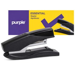 Agrafeuse Plastique 25 Feuilles M25 Essential Purple Noir